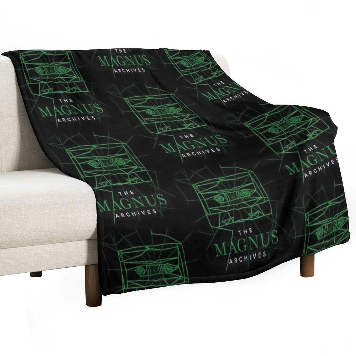 [Transparent] The Magnus Archives Logo (Season 5) Quick-dry Throw Blanket