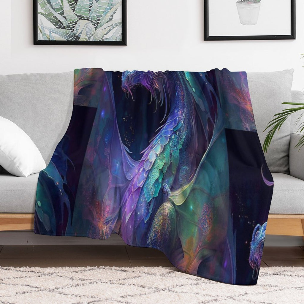 Celestial Dragon Premium Throw Blanket