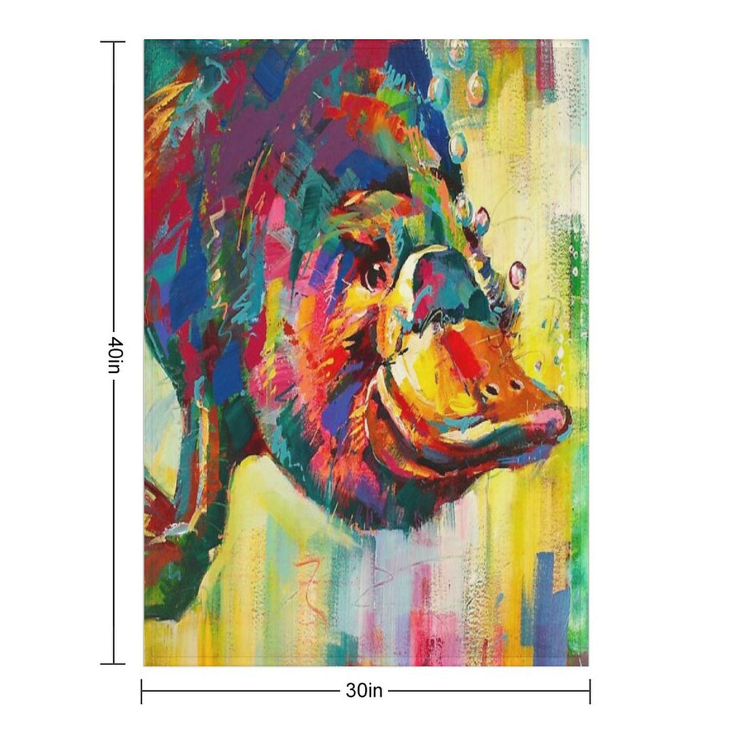 Duck-Billed Platypus - Australian Mammal Multi-functional Throw Blanket