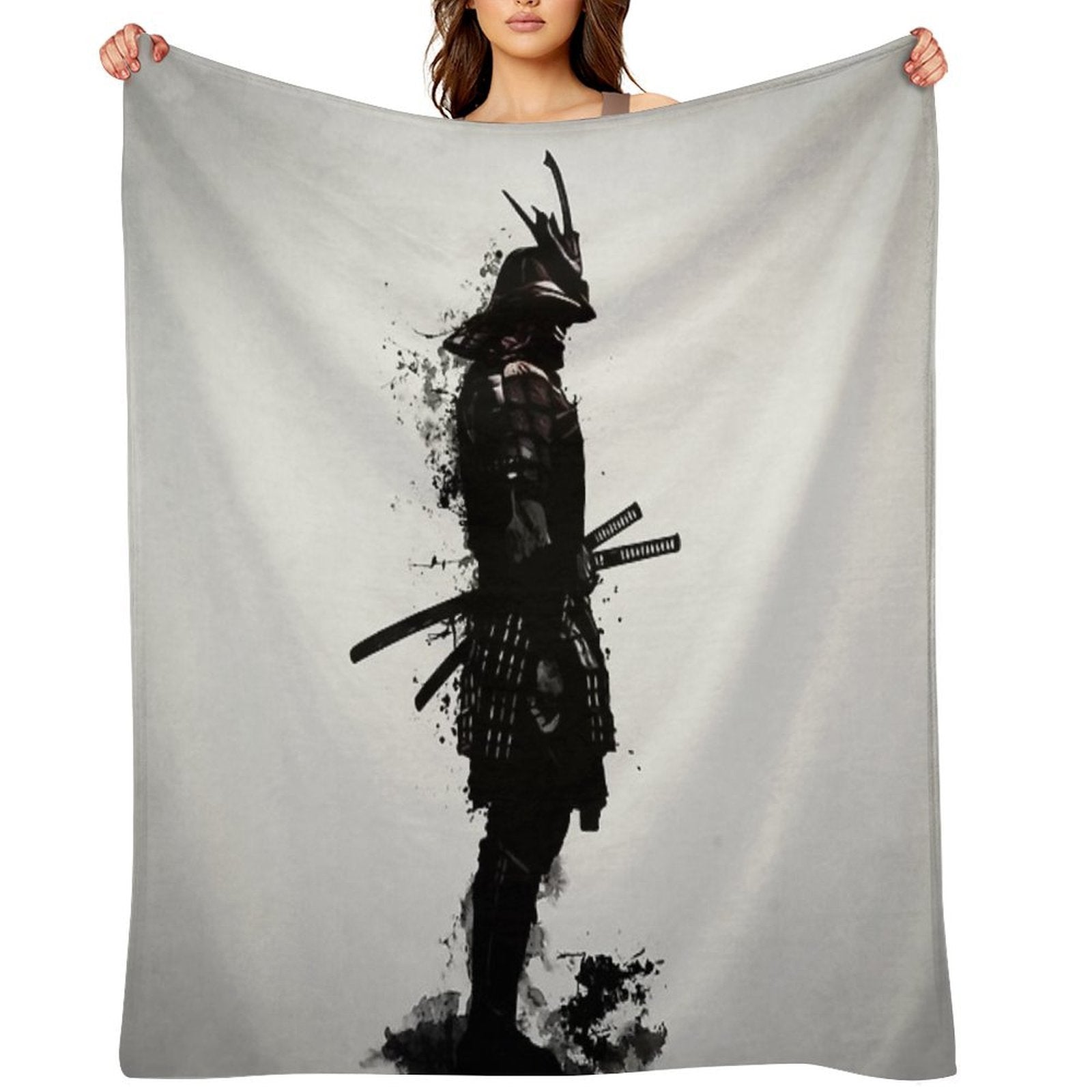 Armored Samurai Durable Throw Blanket