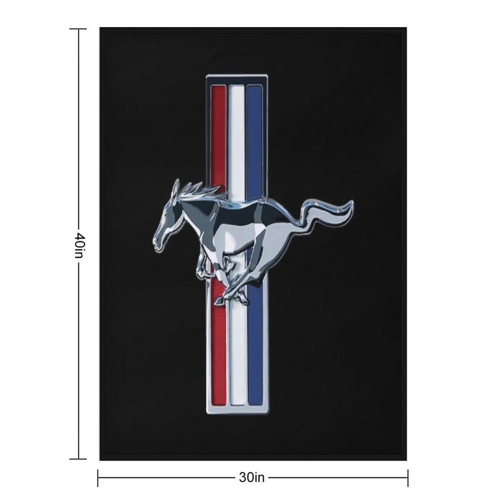 'stang Sustainable Throw Blanket