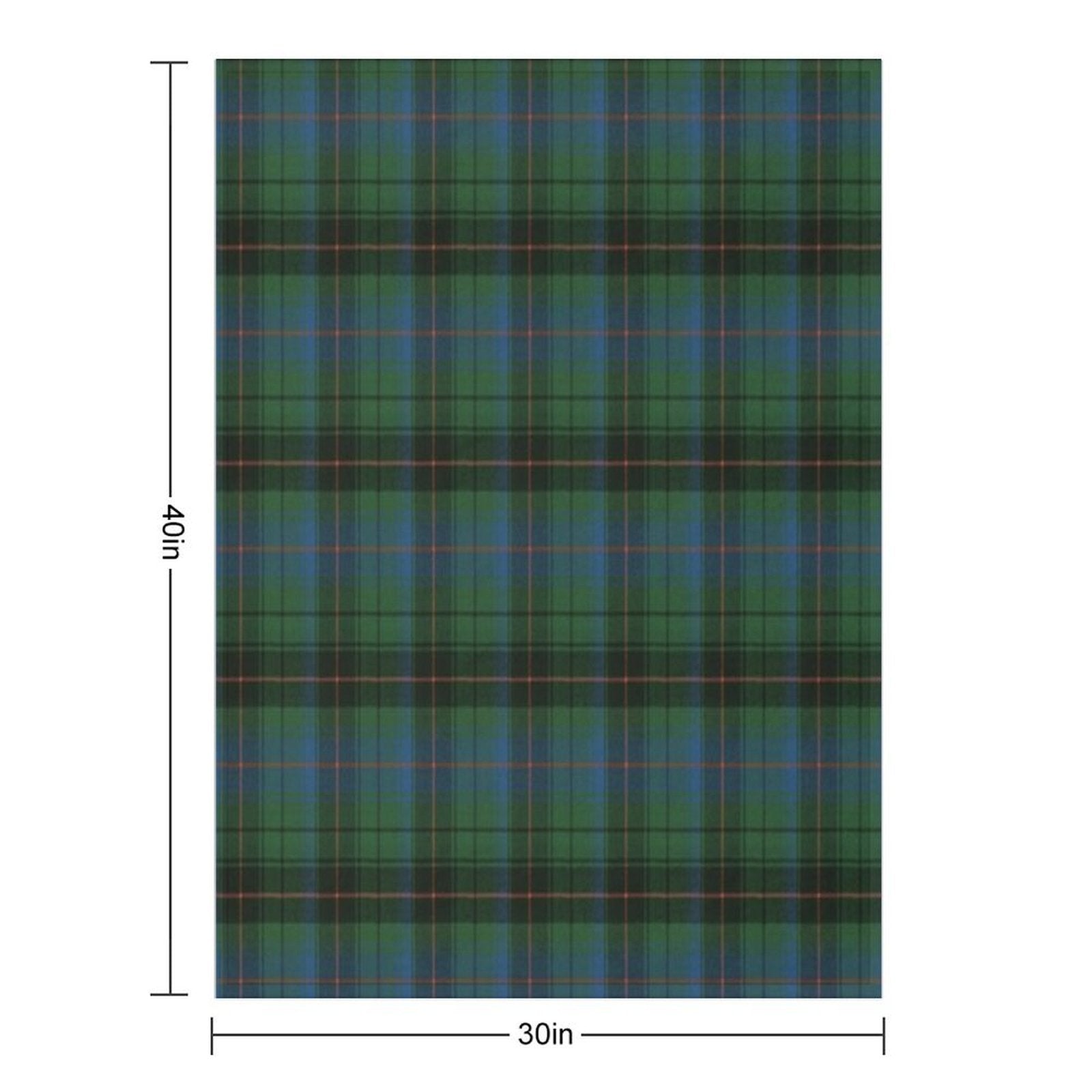 Davidson Clan Ancient Tartan Velvety-soft Throw Blanket