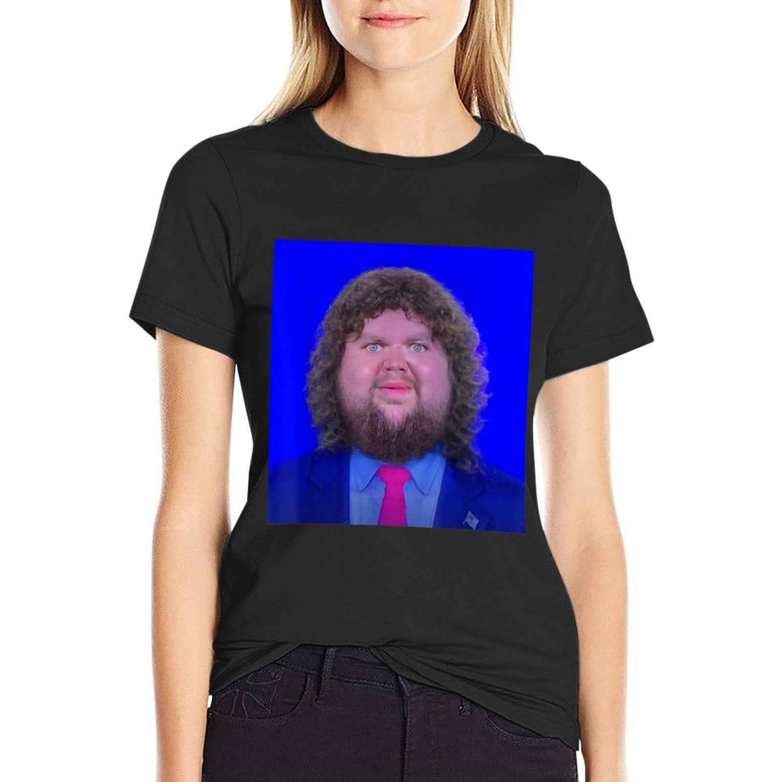 JD Vance Face Meme  Easy-care T-Shirt