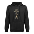 Vintage Orthodox Cross With Skull of Adam Orthodox Christian Kangaroo Pocket Hoodie