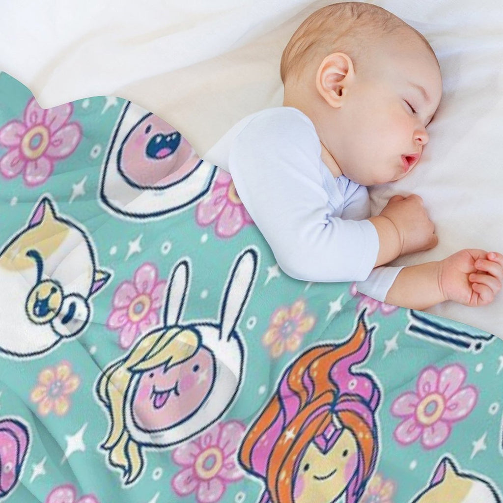 Adventure Time Friends 1 - REMASTERED - Machine-washable Throw Blanket