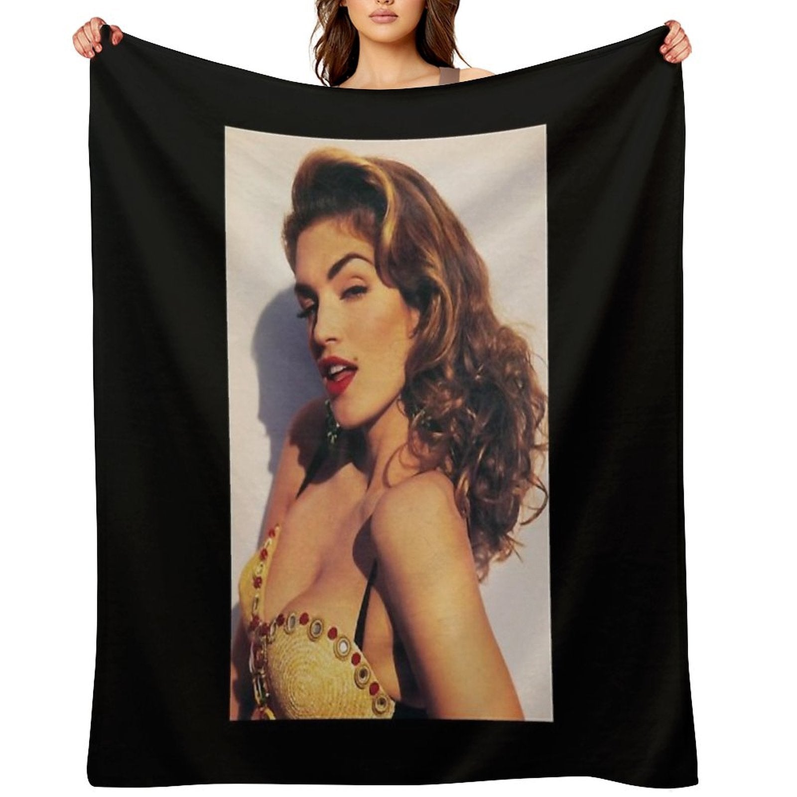 Mens Best Cindy Crawford Awesome For Movie Fan Gift-ready Throw Blanket