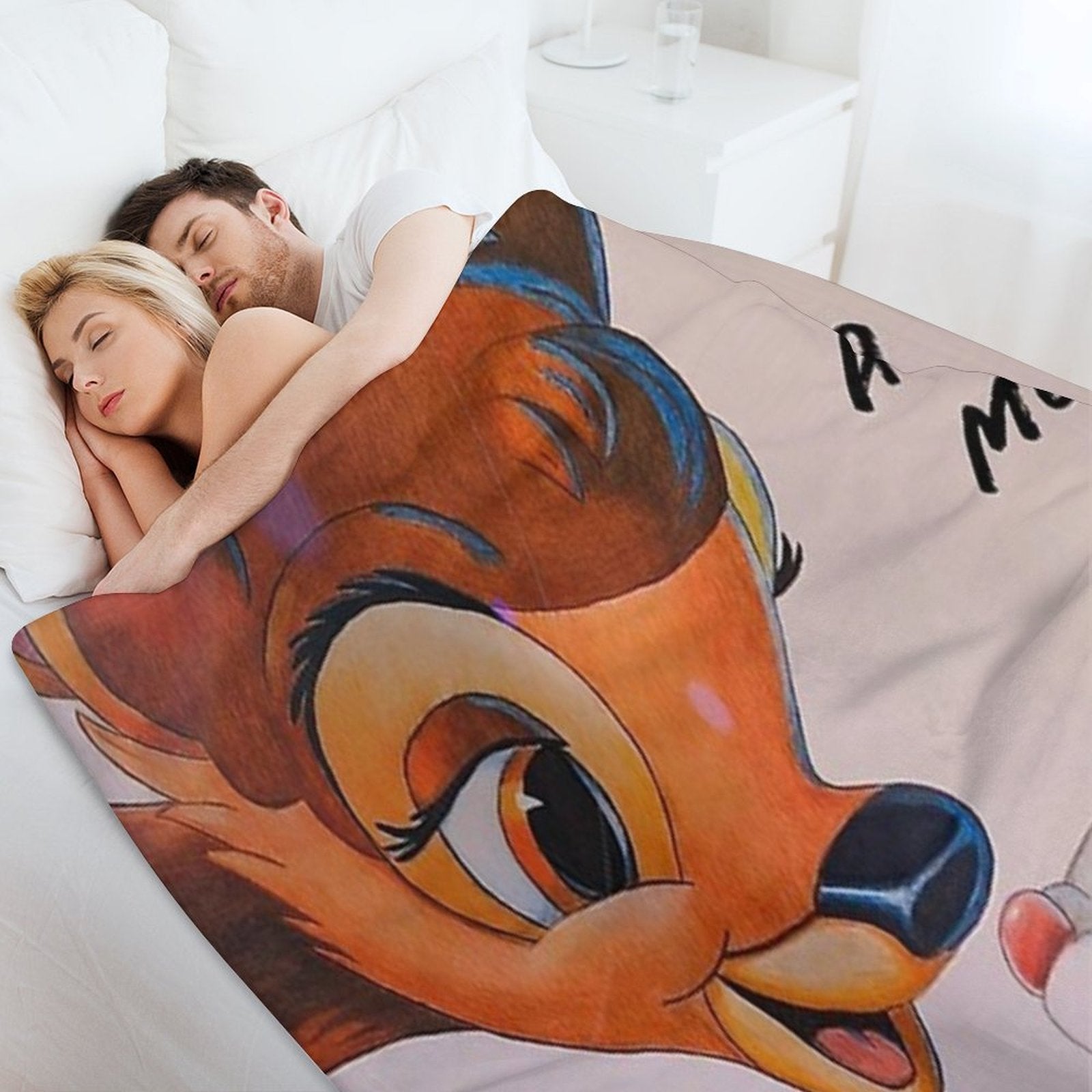 Bambi And Thumper Gift-ready Throw Blanket