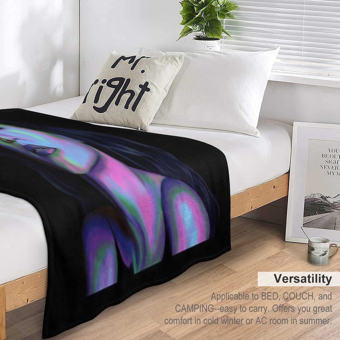 Zendaya in Color Comfort Throw Blanket