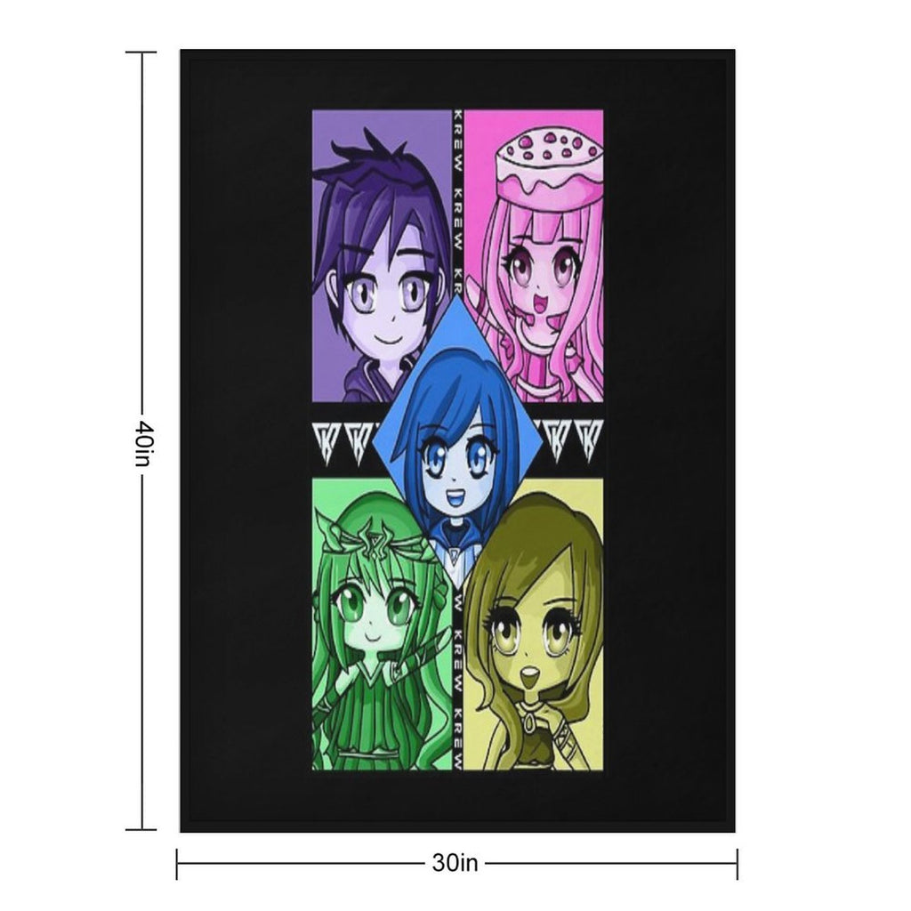 Aesthetic Funneh Krew Shrink-resistant Throw Blanket