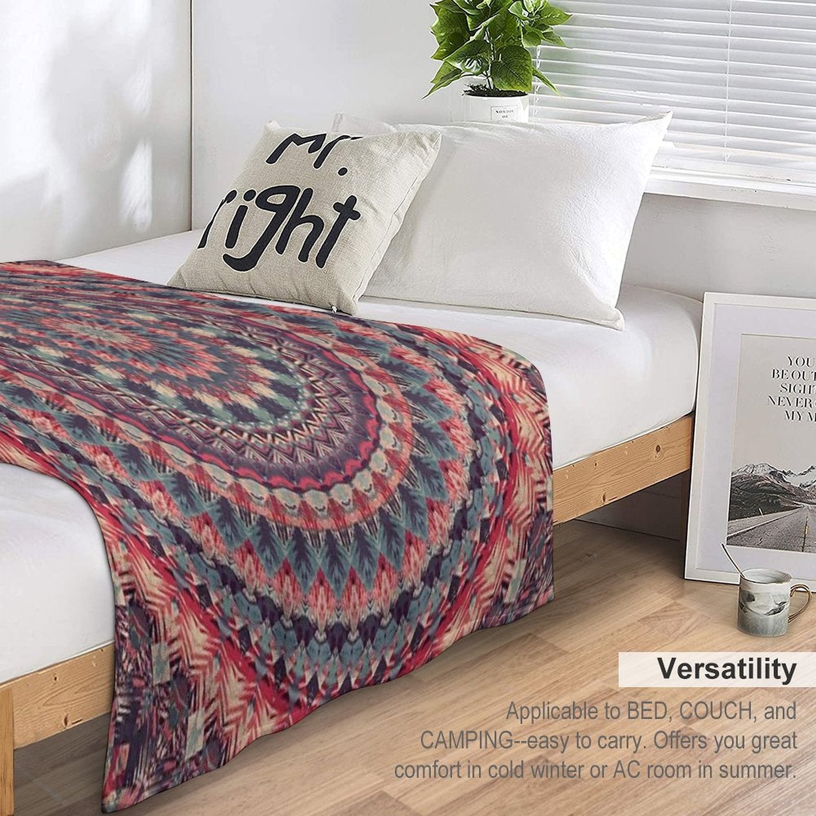 Mandala 126 Sustainable Throw Blanket