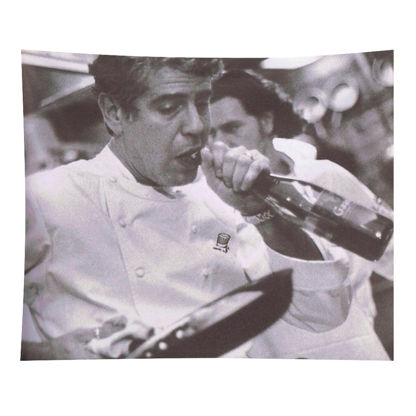 Cook And Open Beer - Anthony Bourdain Tapestry