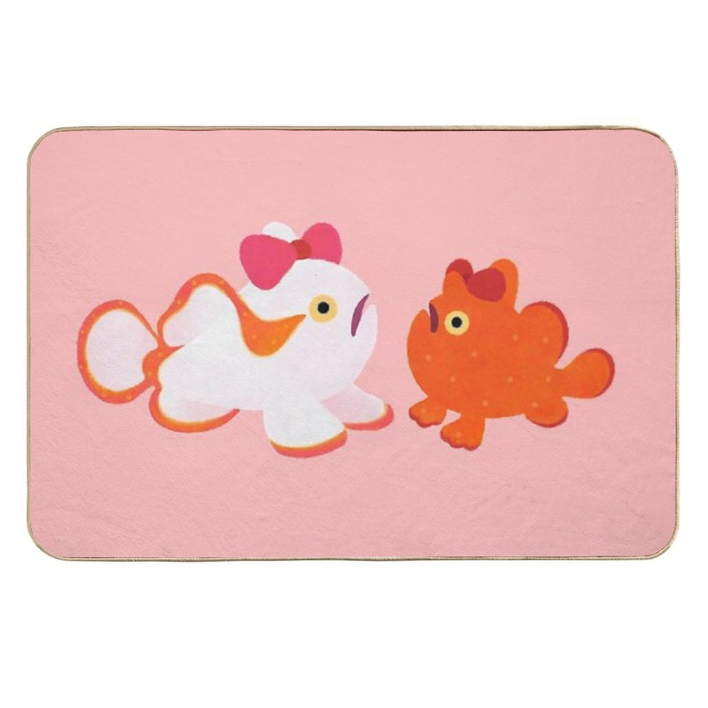 Ribbon Frogfish  Fade-Resistant Bath Mat