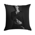 Pedro Pascal - BW I Soft Skin-Friendly Throw Pillow