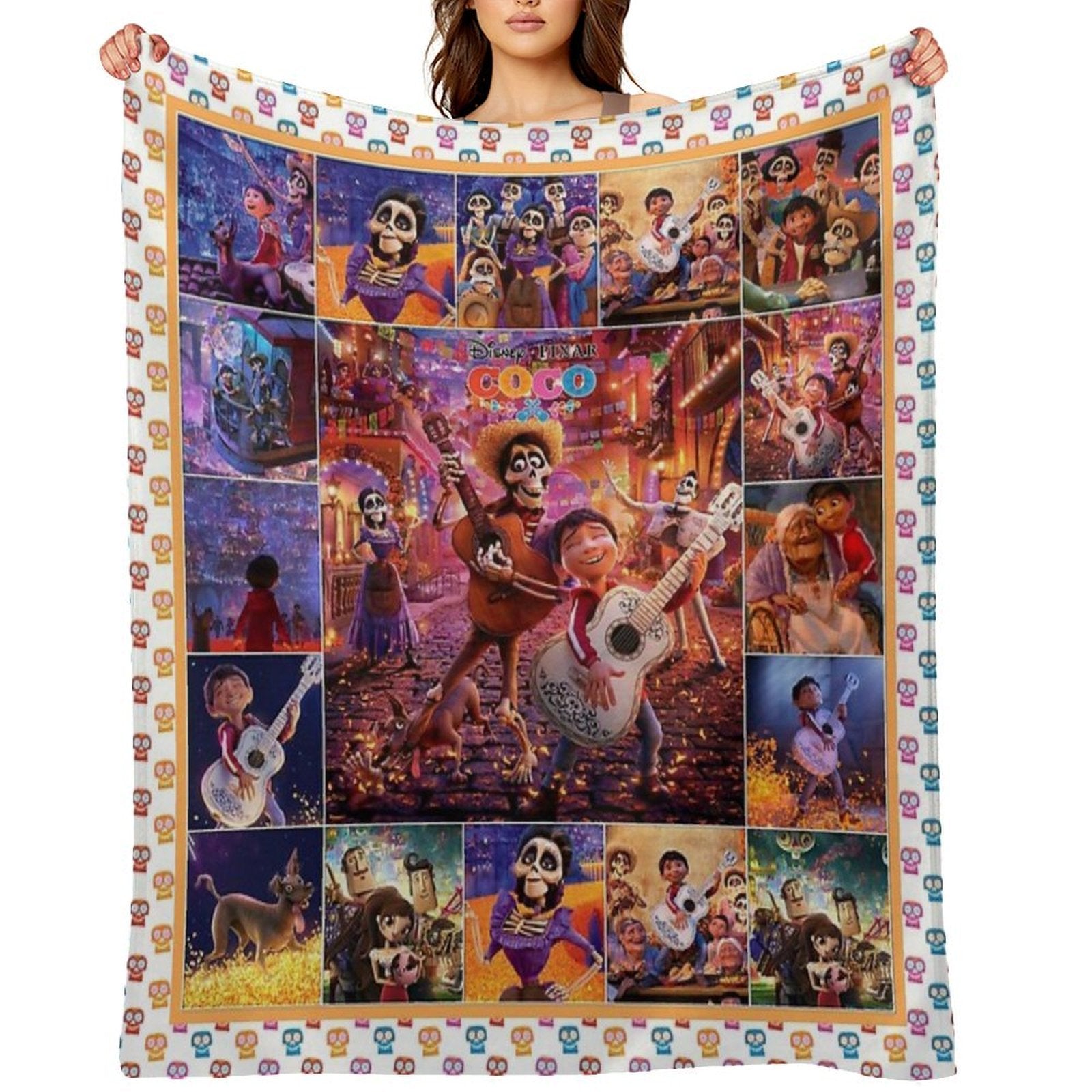 Coco Hector, Ernesto De La Cruz, Imelda Dante Anti-pilling Throw Blanket