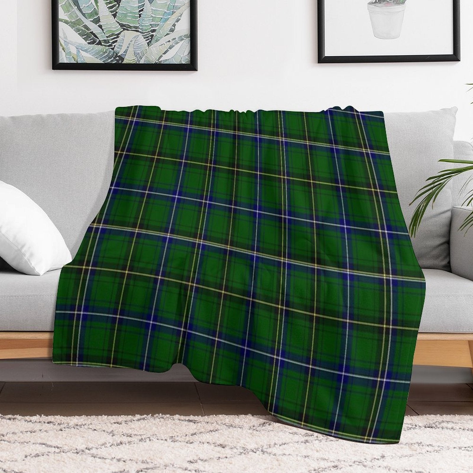 Clan Henderson Tartan Lightweight Throw Blanket