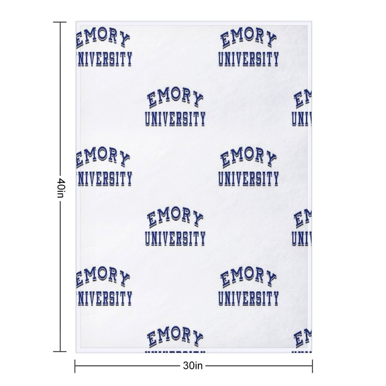 Emory University Lightweight Throw Blanket