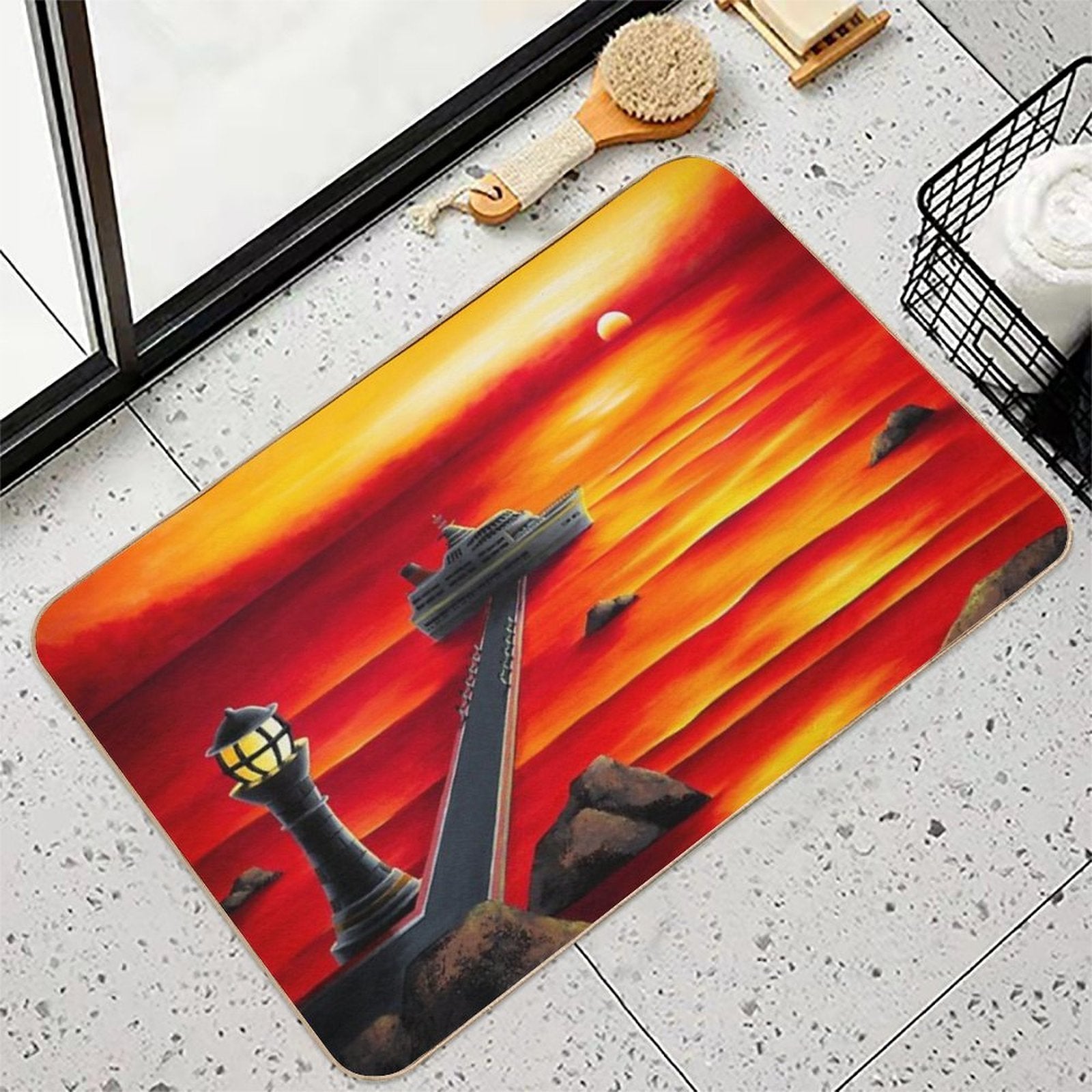 Vermilion  Long-Lasting Bath Mat