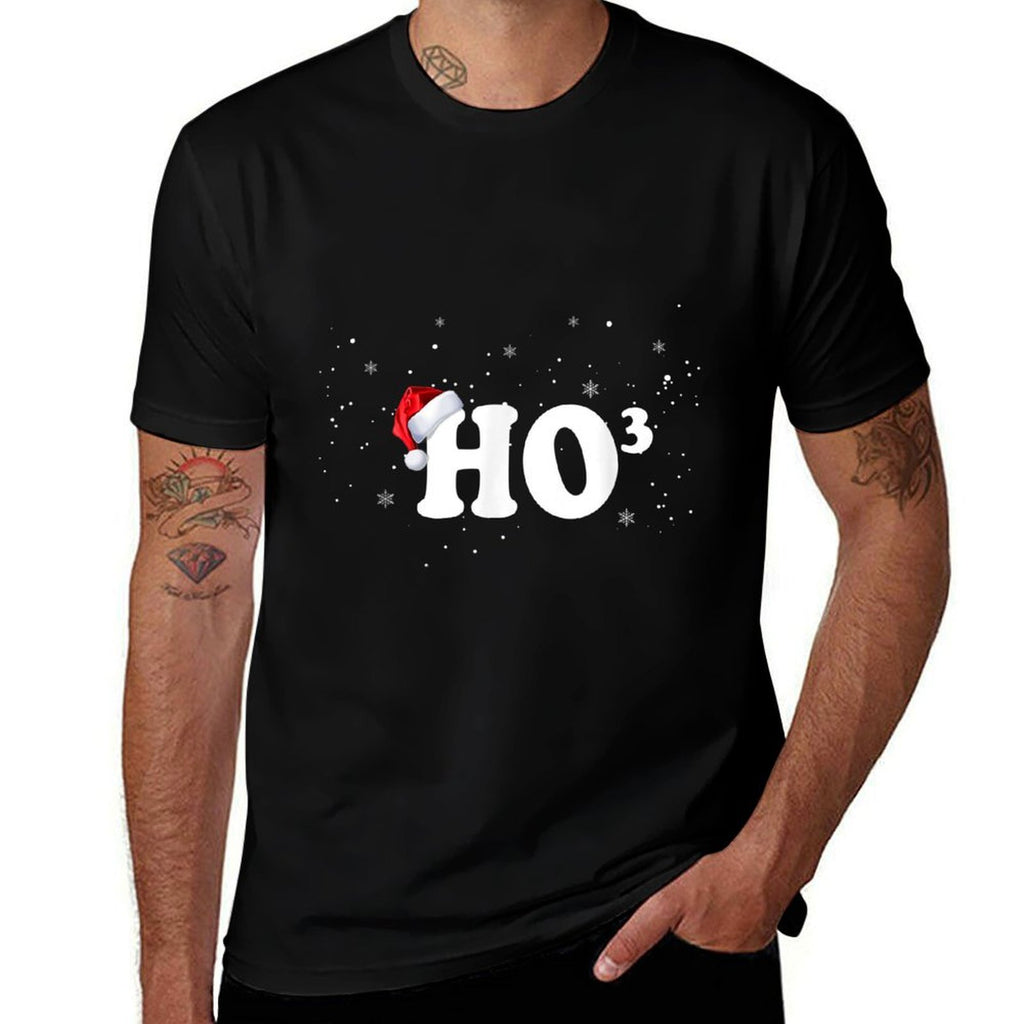 Ho To The Third Power - Funny Christmas Ho Ho Ho  Slim-fit Cut T-Shirt
