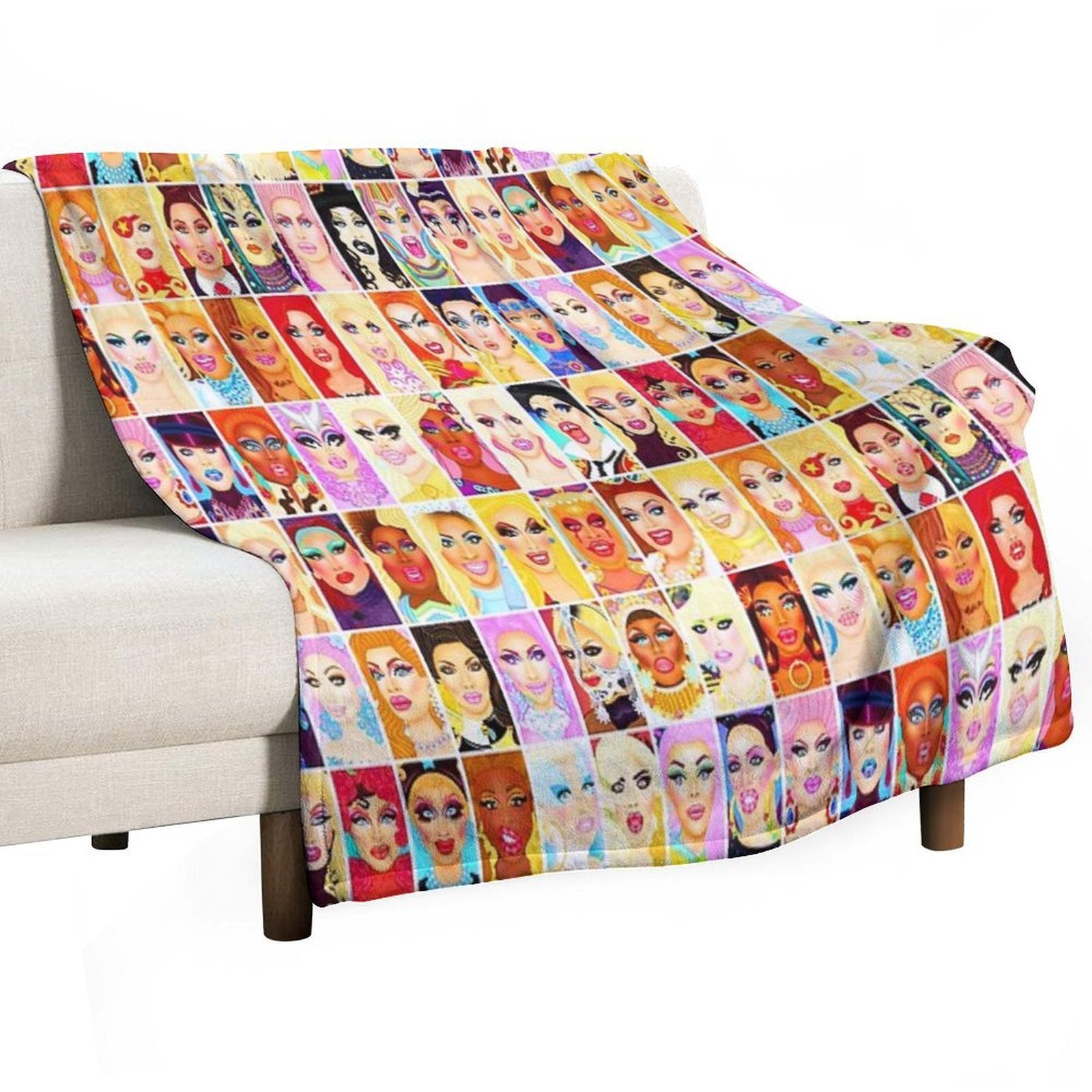 DRAG QUEEN ROYALTY Eco-conscious Throw Blanket
