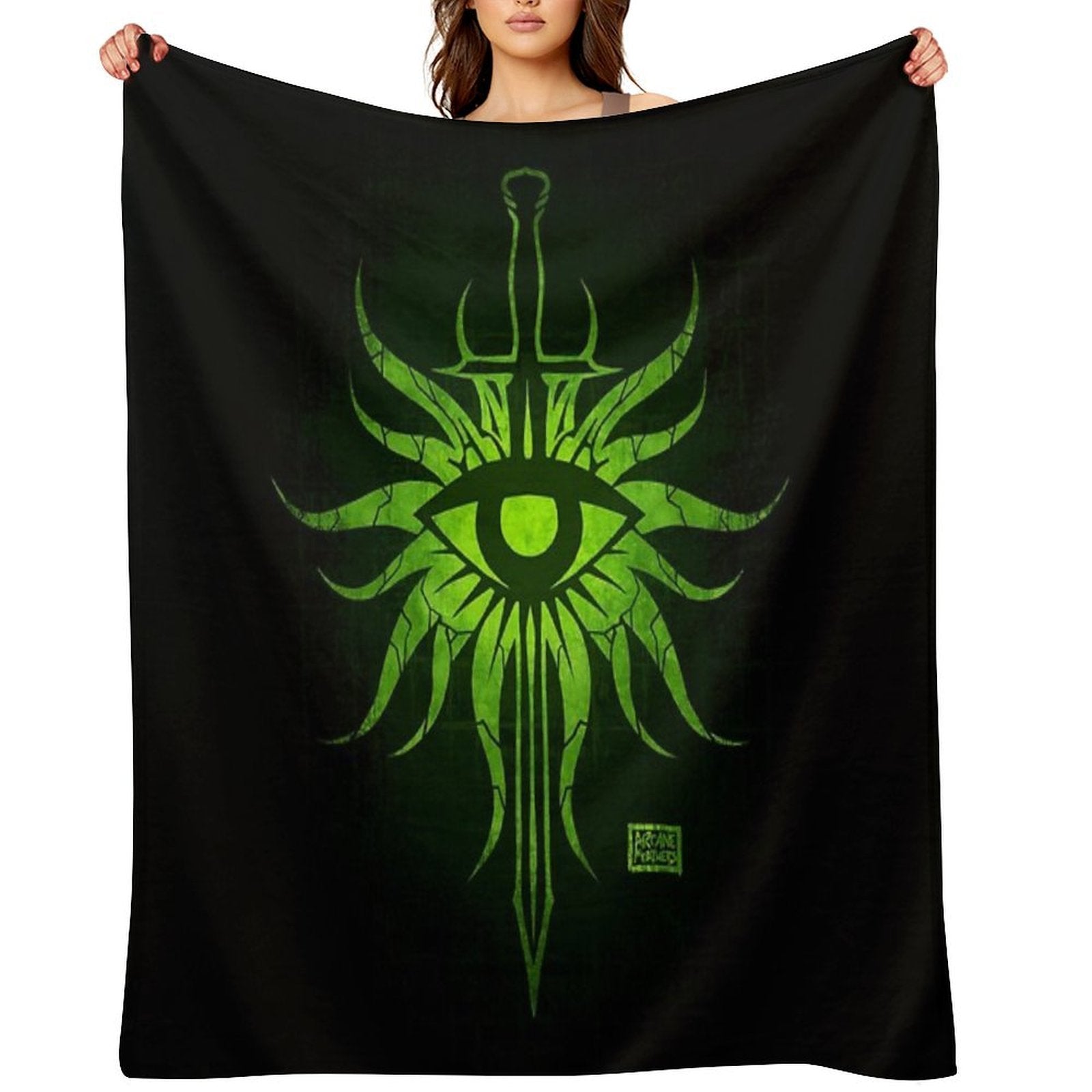 Dragon Age Inquisition Eco-conscious Throw Blanket