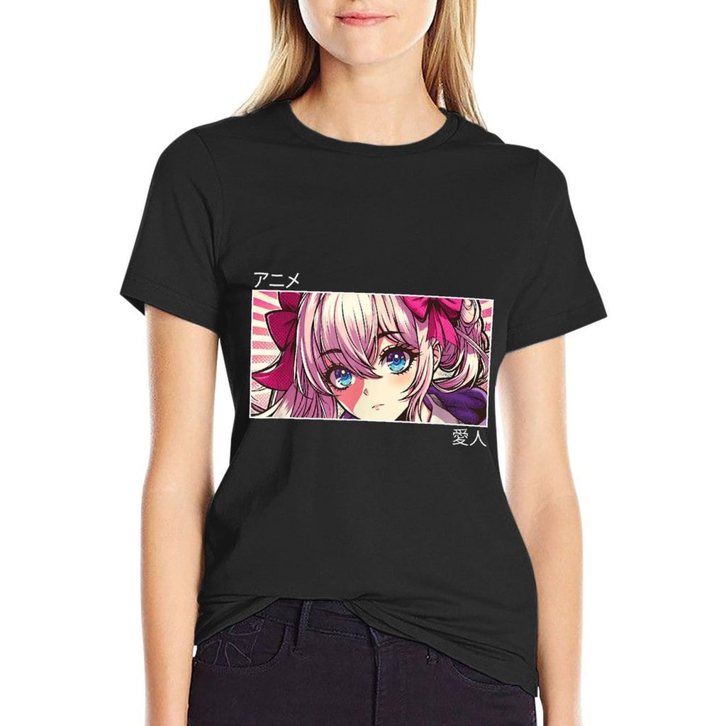 Anime Lover Japanese Art Aesthetic  Trendy Pattern T-Shirt