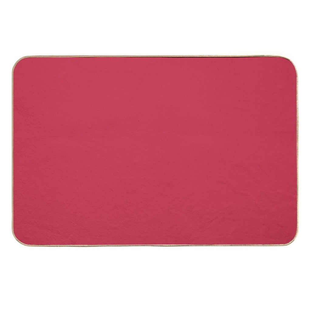 Raspberry Color  Odorless Bath Mat