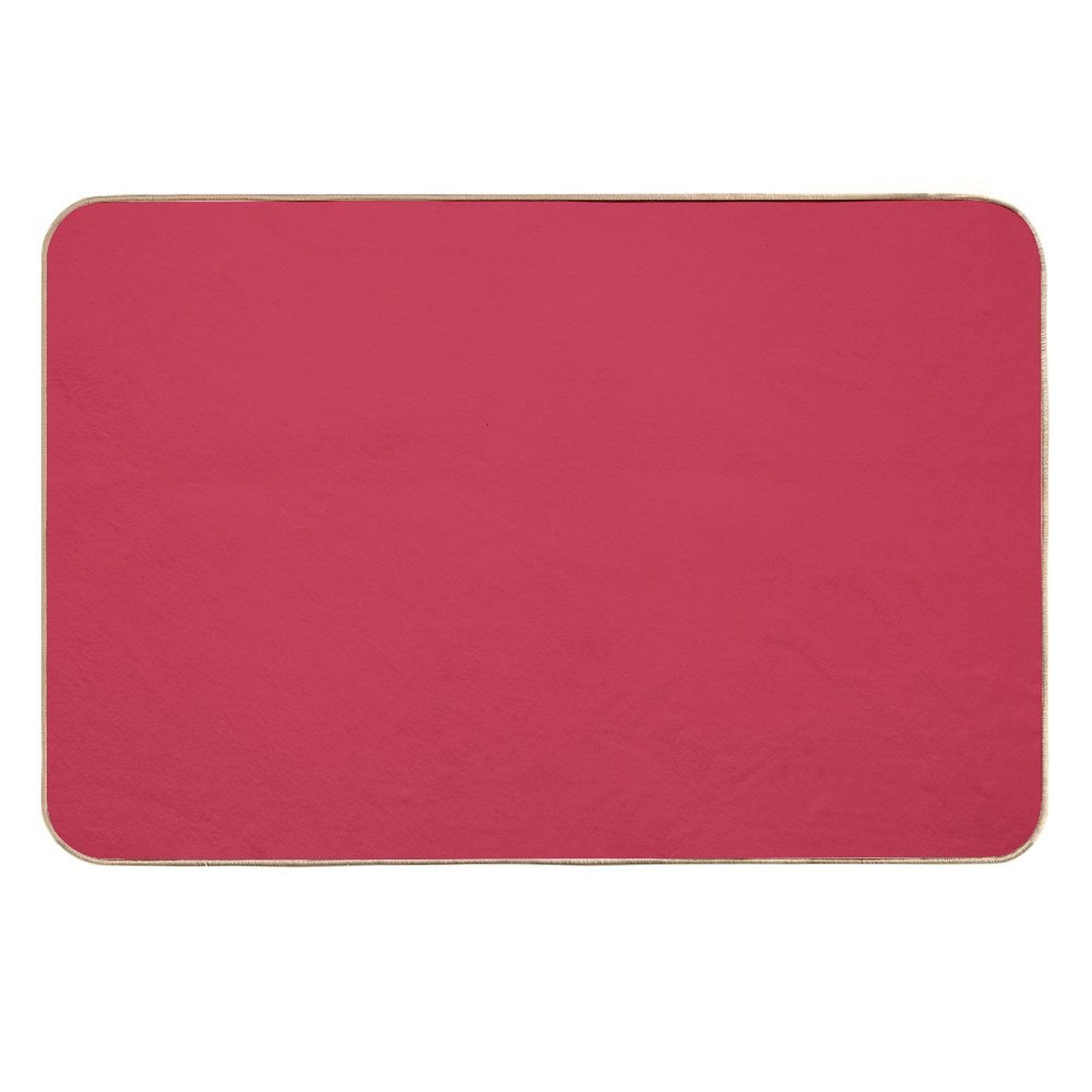 Raspberry Color  Odorless Bath Mat