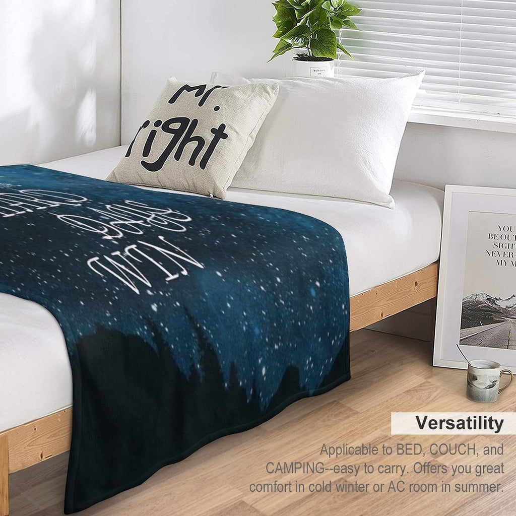 Don't Let The Hard Days Win - Sarah J Maas Anti-pilling Throw Blanket