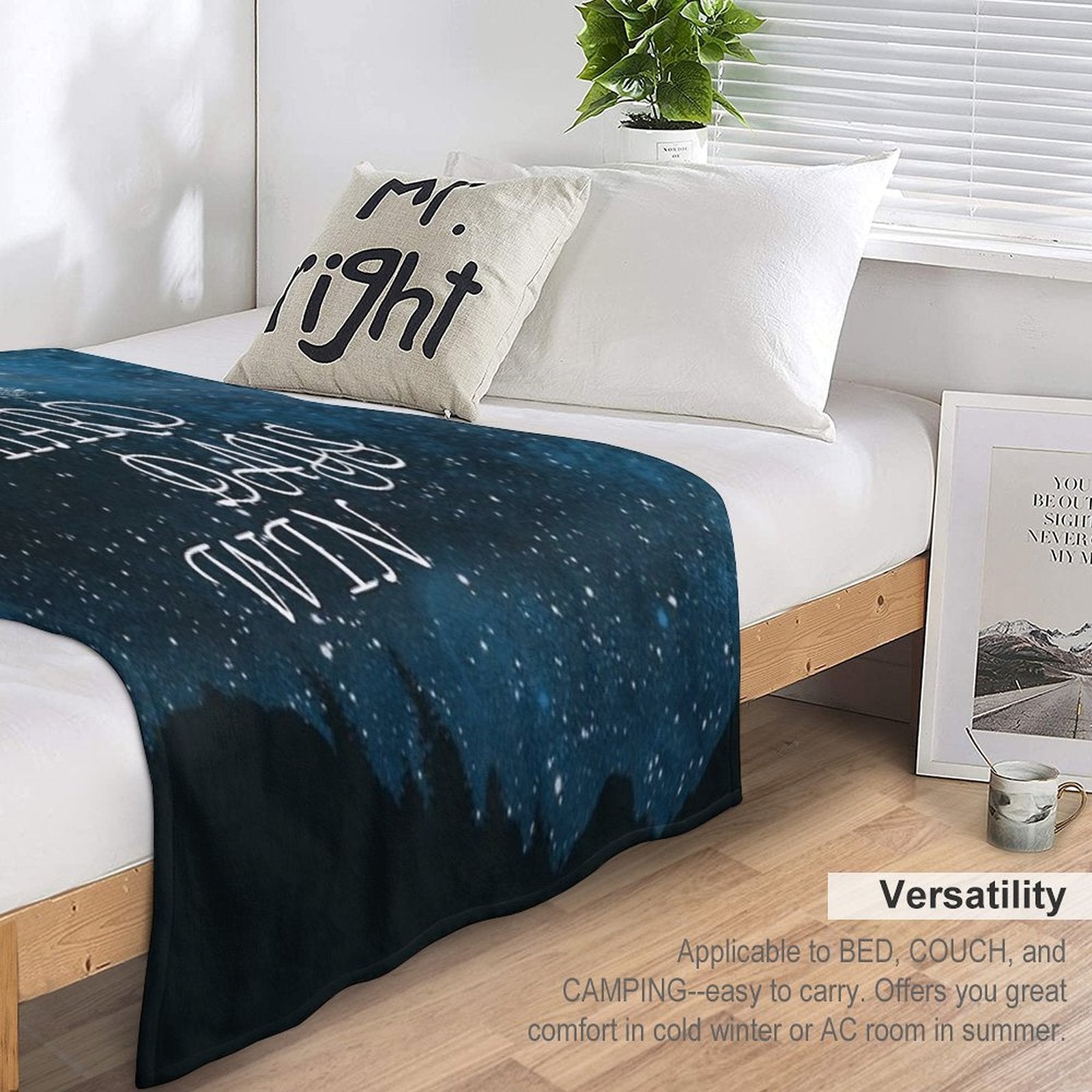 Don't Let The Hard Days Win - Sarah J Maas Anti-pilling Throw Blanket