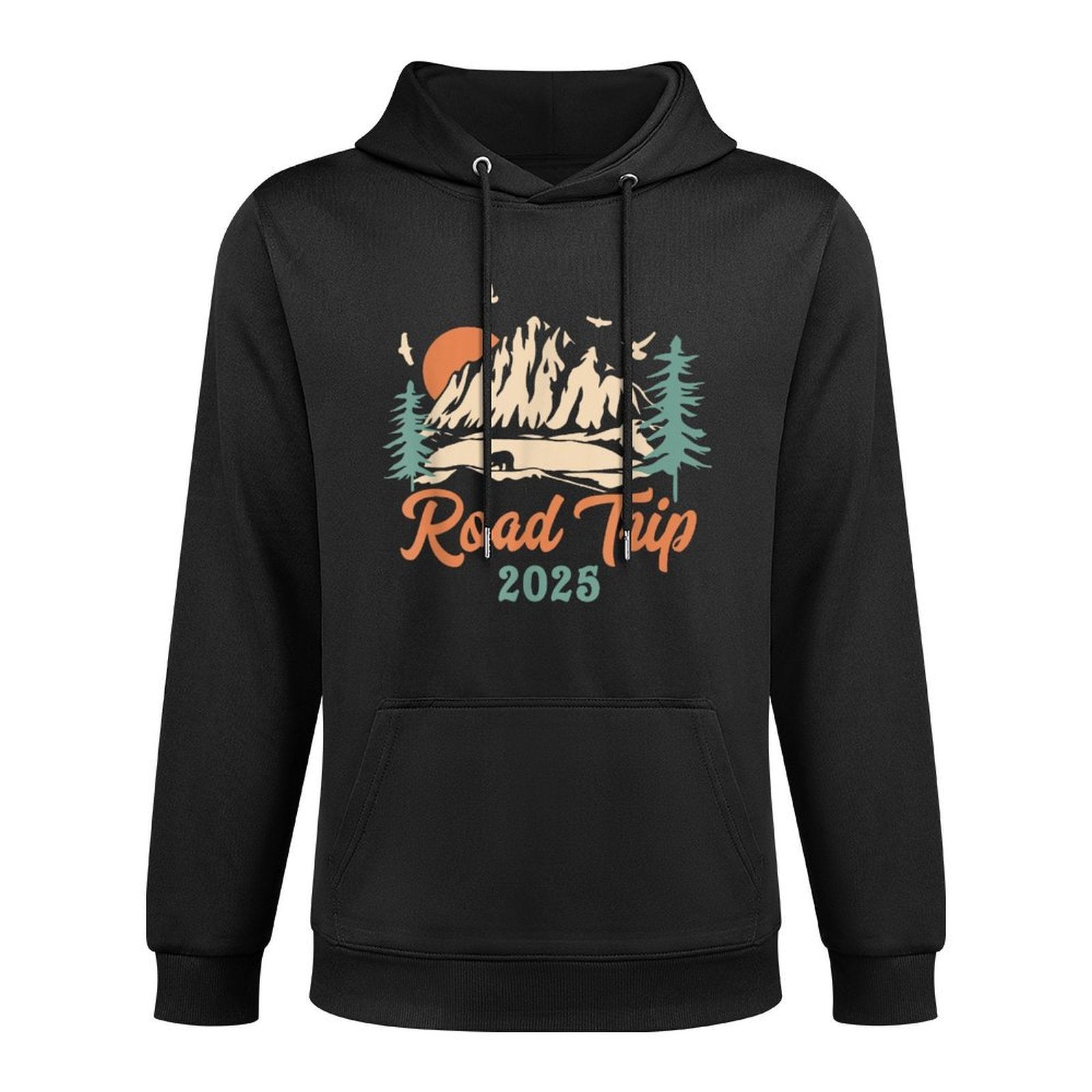 Road Trip 2025 Vacation Girls Trip Adventure Gift For Family Easy Care Hoodie