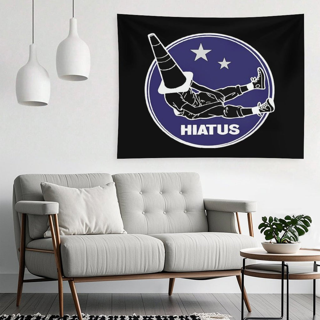Cone Face Hiatus Logo Tapestry