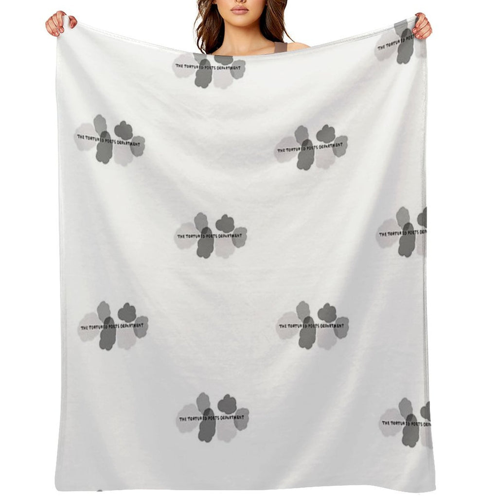 The Tortured Poets Department Taylor Swift - Title Inspired Art - Watercolour Look Durable Throw Blanket