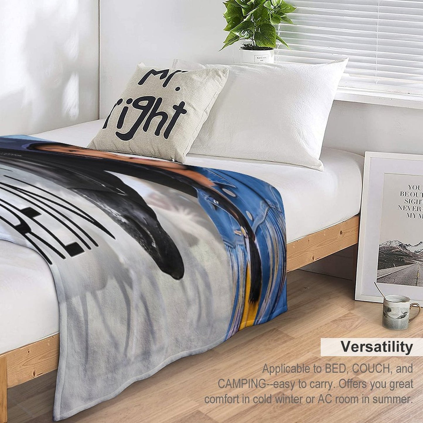 Zoe And Raven Free Rein Compact Throw Blanket
