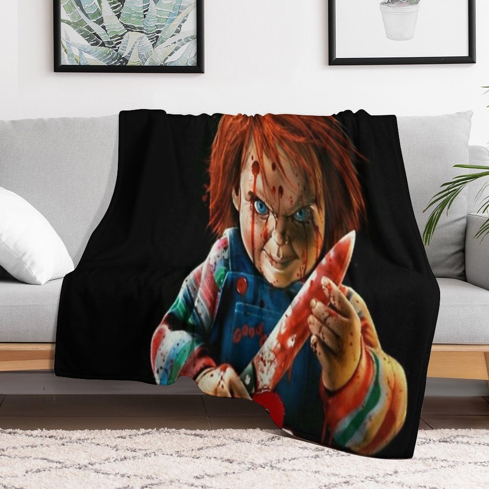Game of Chucky Eco-conscious Throw Blanket
