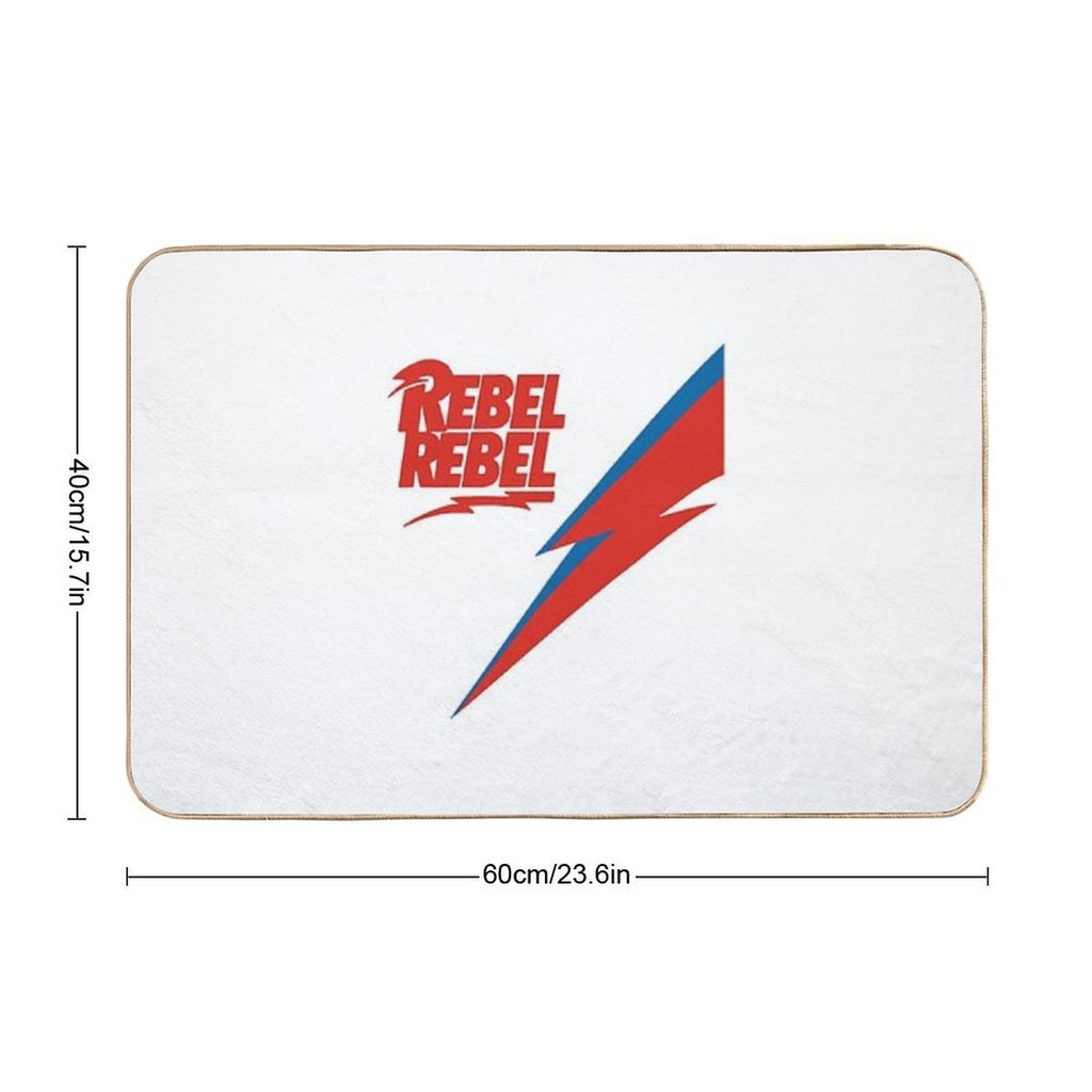 David Bowie Rebel Rebel  Odorless Bath Mat