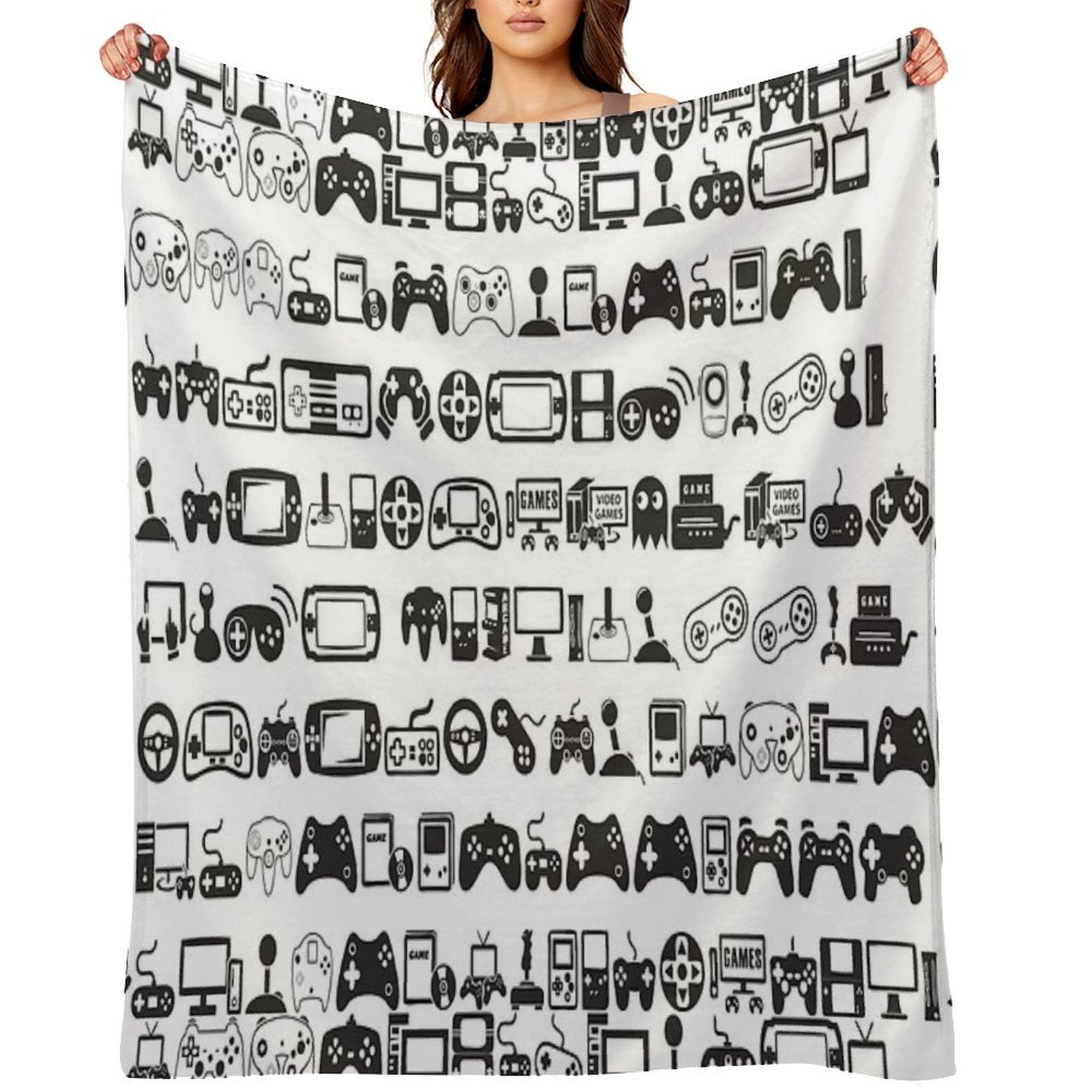 Retro Gamer Multi-functional Throw Blanket