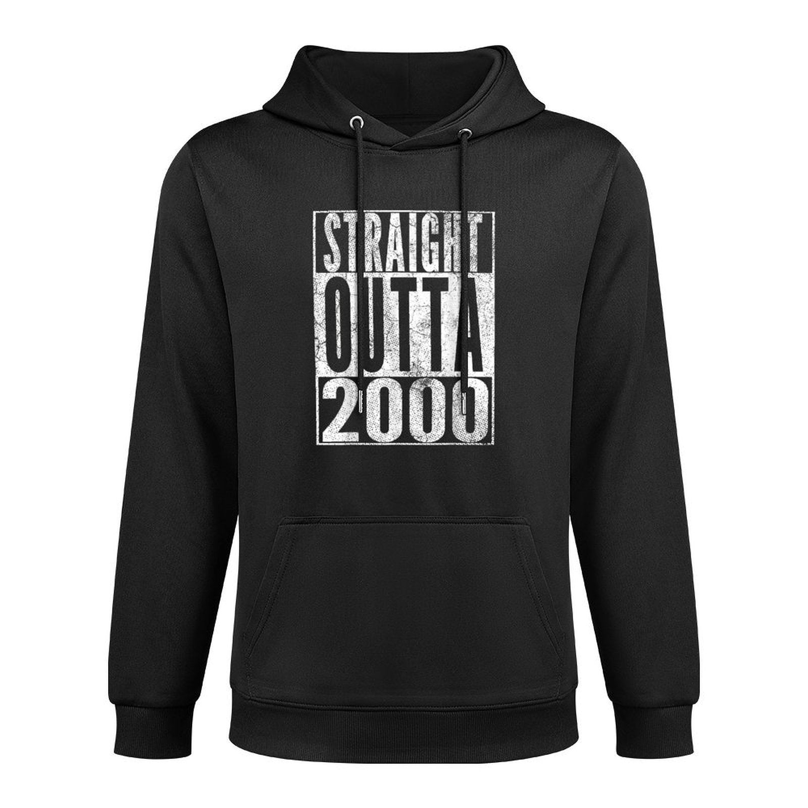 Straight Outta 2000 21st Birthday Gift 21 Years Old Casual Wear Hoodie