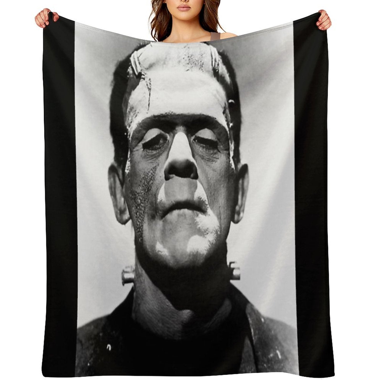 Classic Frankenstein Versatility Throw Blanket