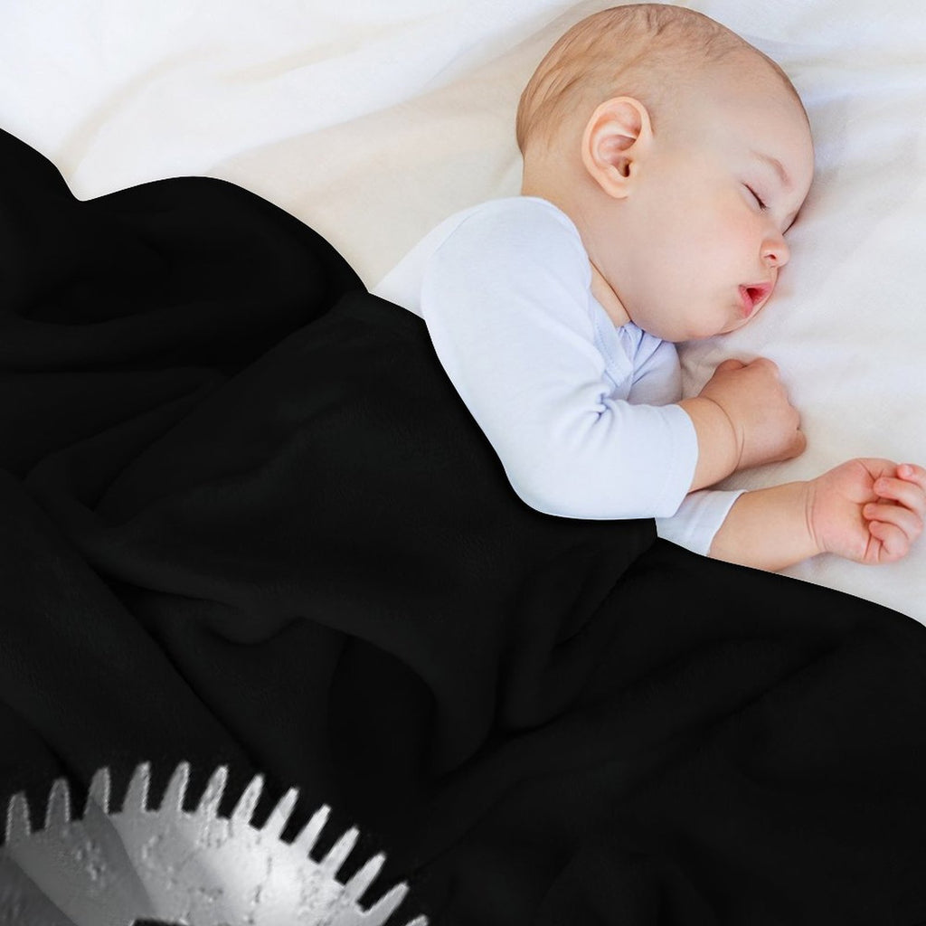 EBM Electronic Body Music Gear Icon Velvety-soft Throw Blanket