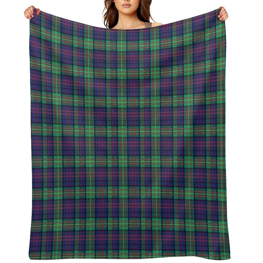 Carnegie Mellon University Tartan Plaid Versatility Throw Blanket