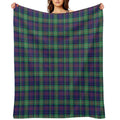 Carnegie Mellon University Tartan Plaid Versatility Throw Blanket