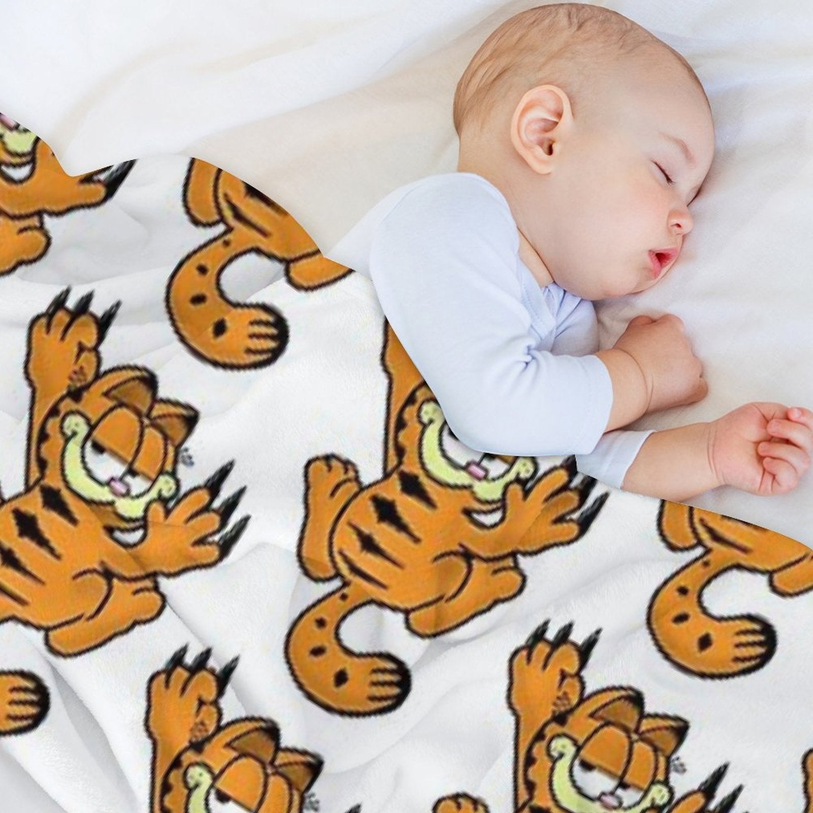 Cute Garfield Compact Throw Blanket