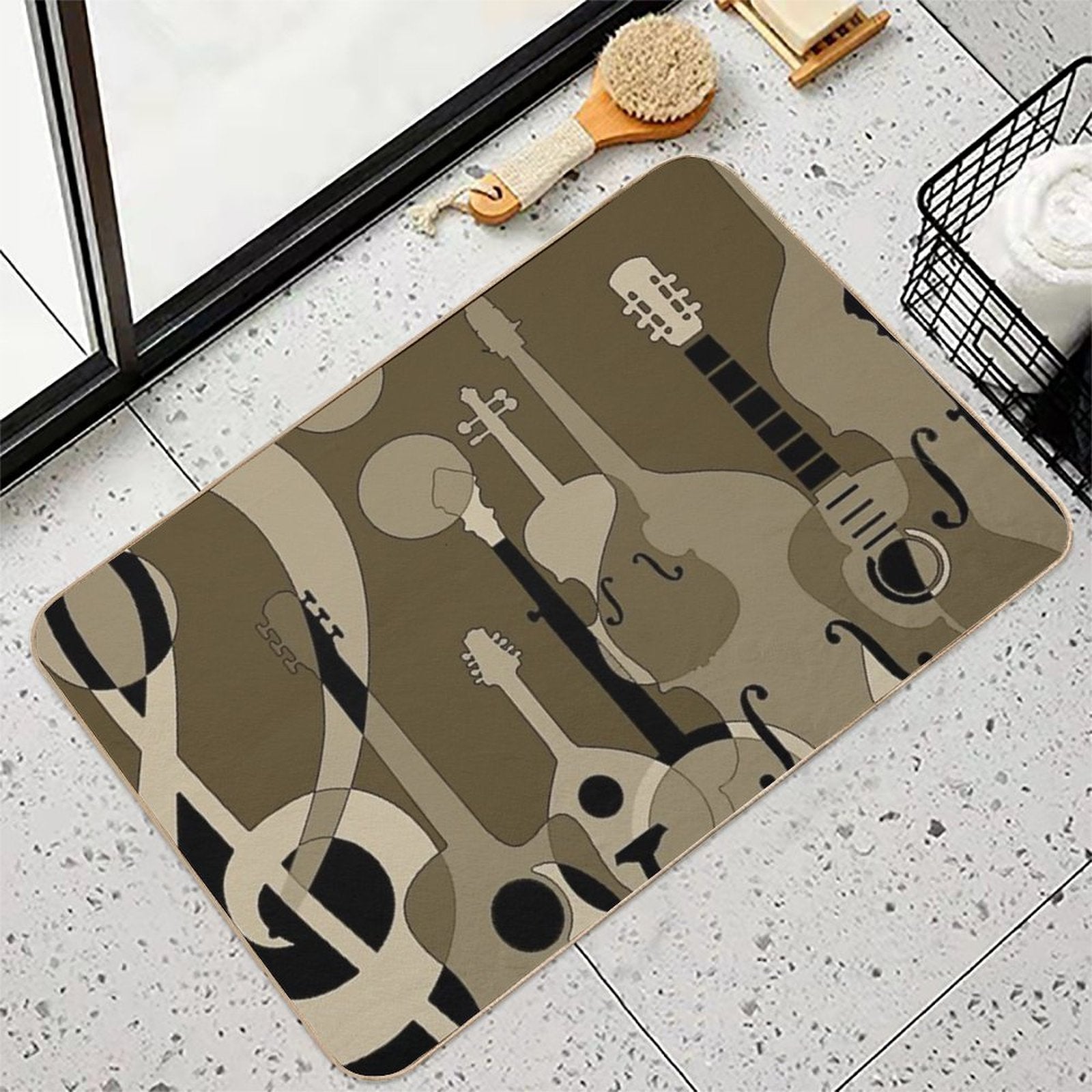 Music Lover  Dirt-Trapping Bath Mat