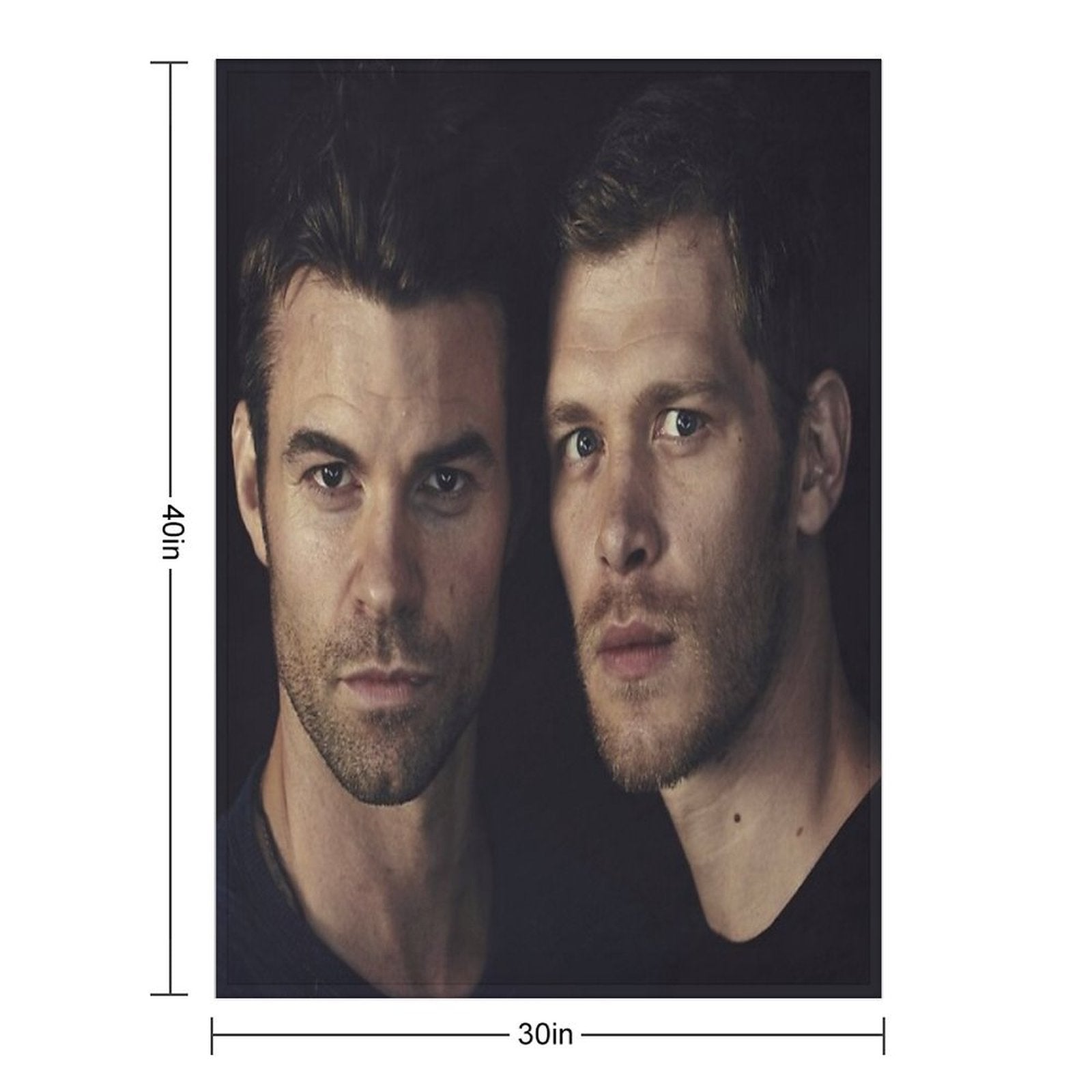 Elijah And Klaus Premium Throw Blanket