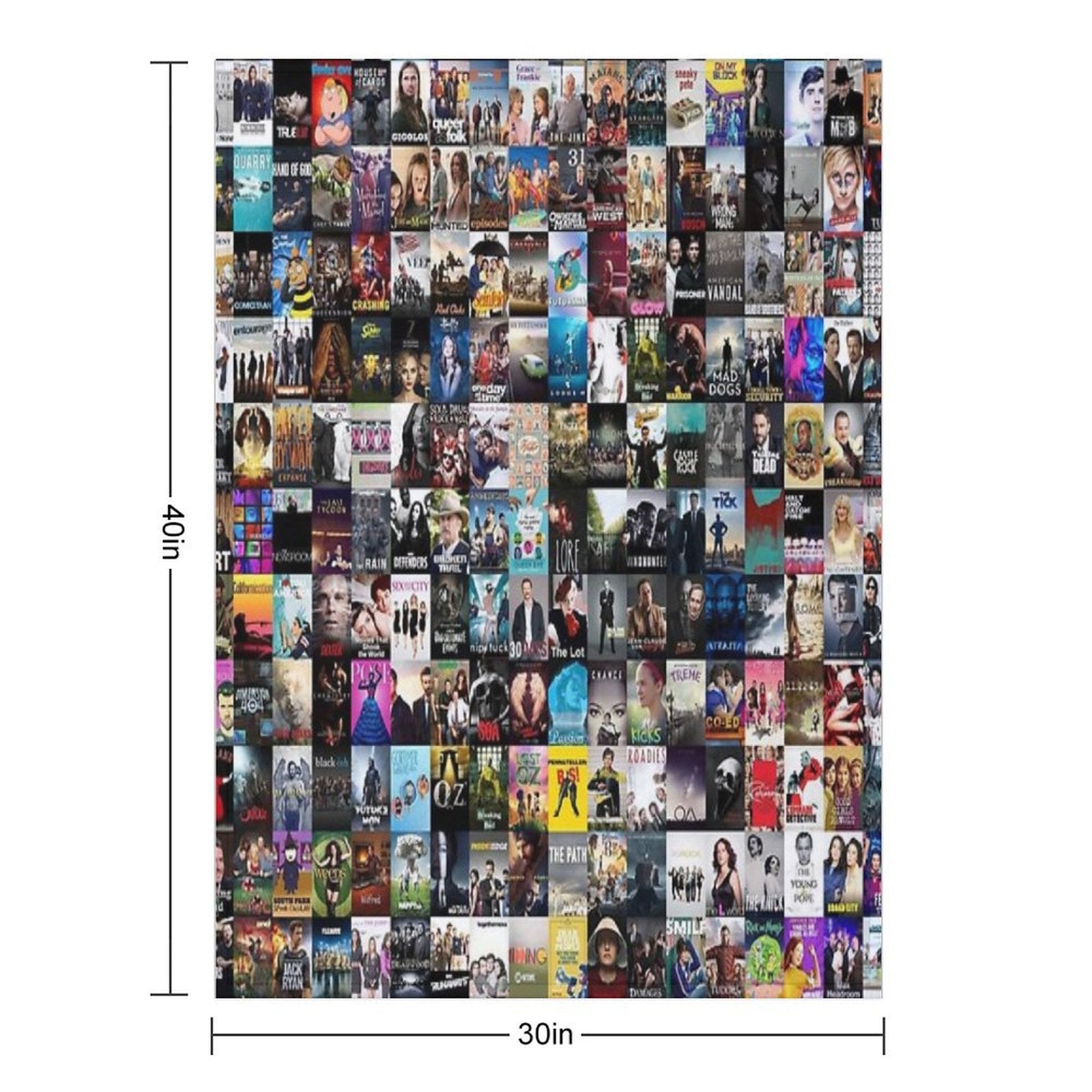 Cable Television Shows Machine-washable Throw Blanket