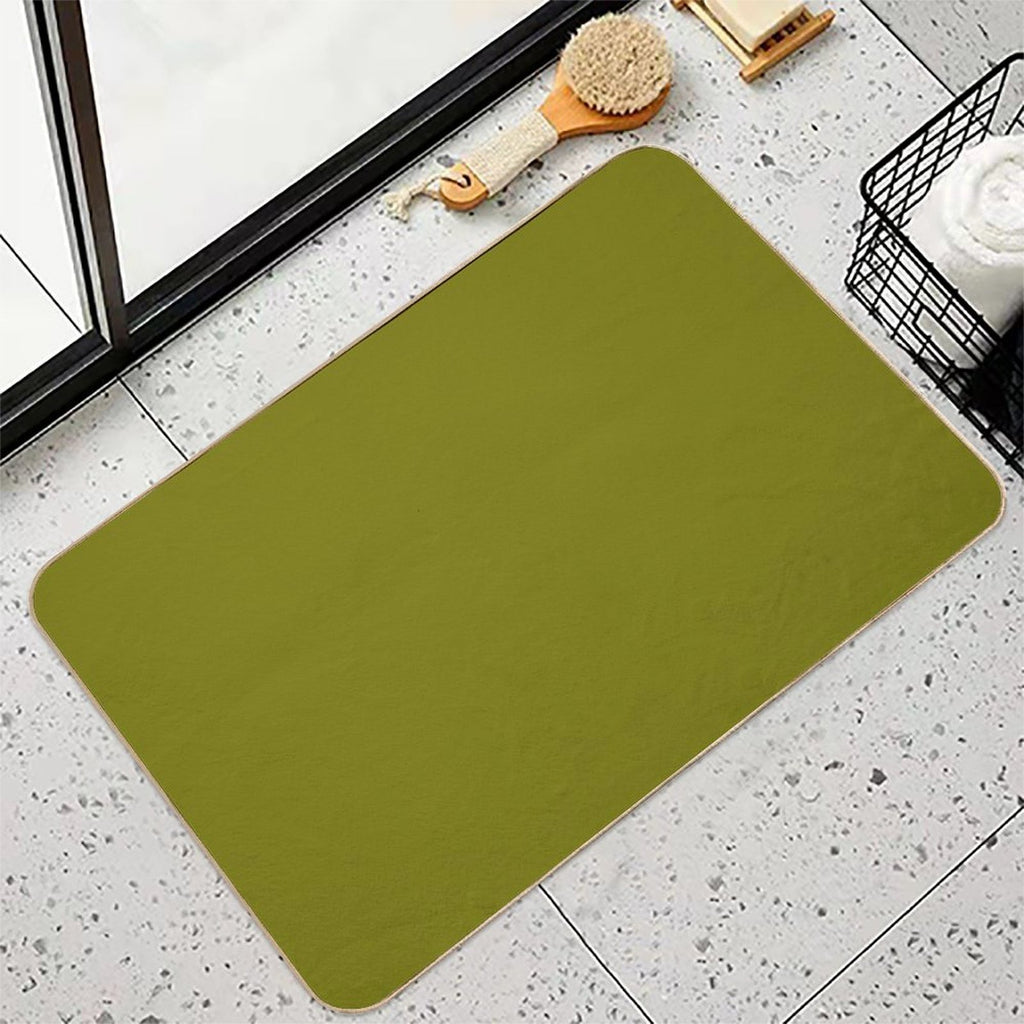 Olive Green  High-Traffic Bath Mat