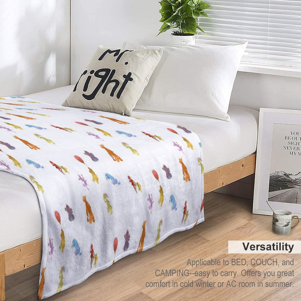 Animals Inspired Sheet Comfort Throw Blanket