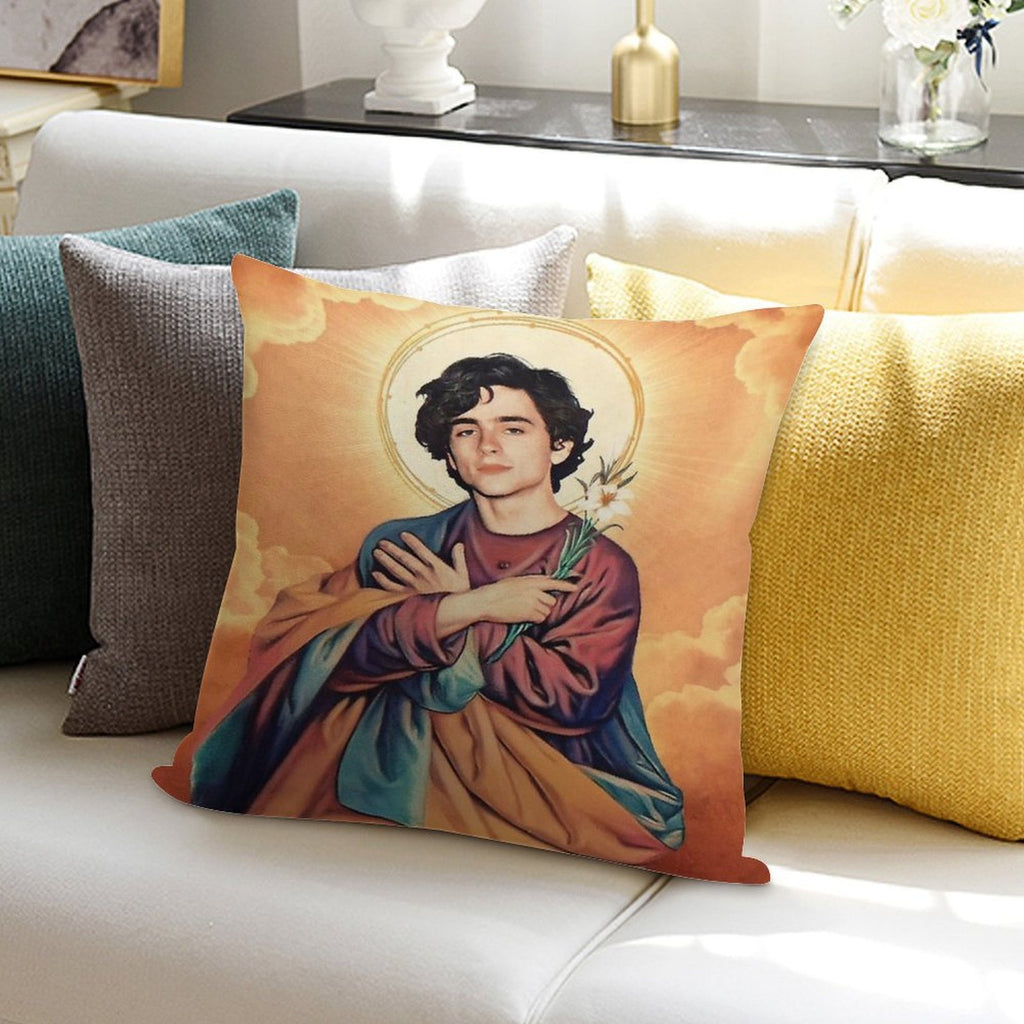 Timothee Chalamet Saint Soft Multiple Sizes Throw Pillow
