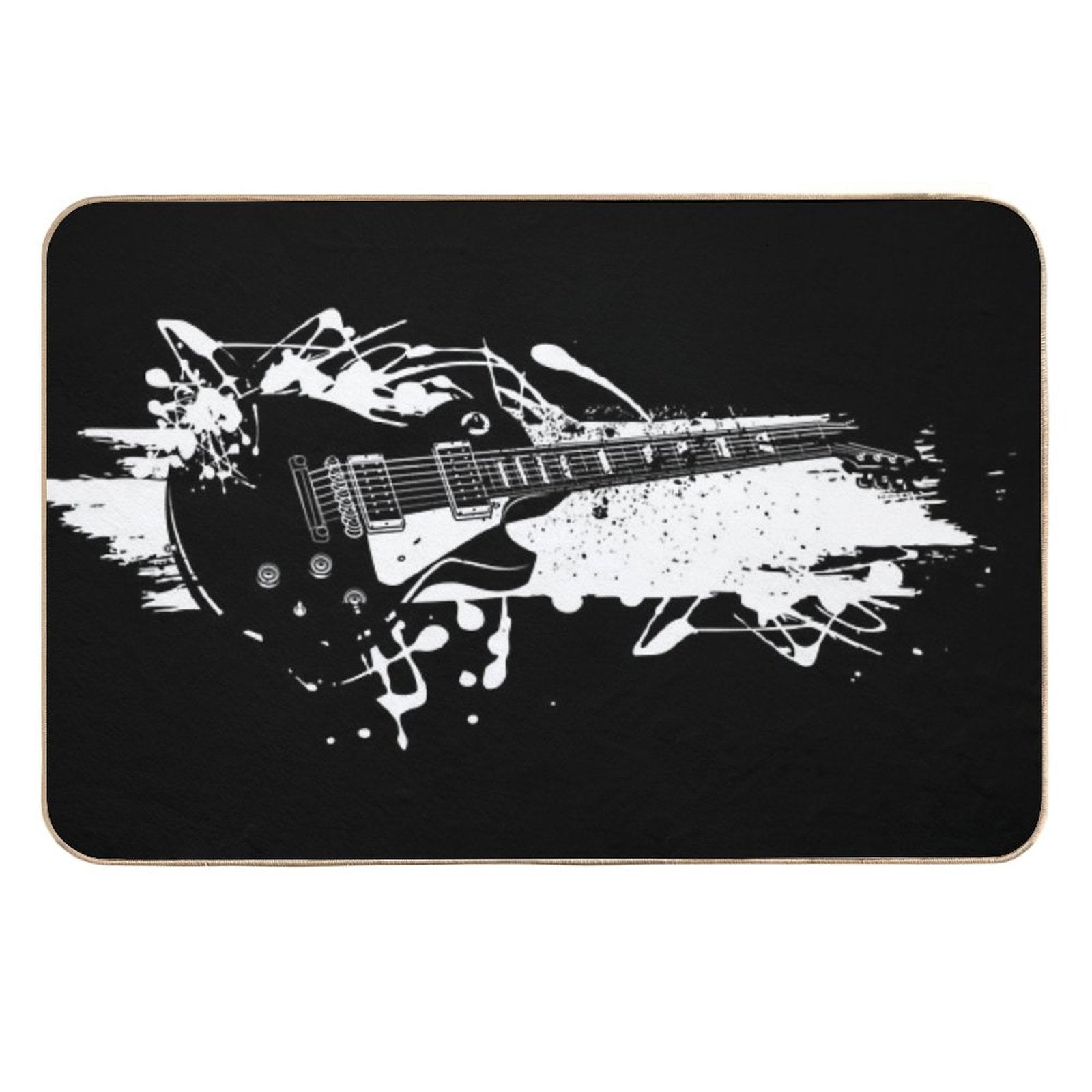Rock Guitar  Absorbent Bath Mat