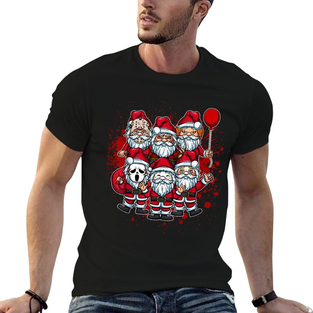 My Little Horror Crew - Christmas Horror Movie Santa Claus  Quick-drying T-Shirt